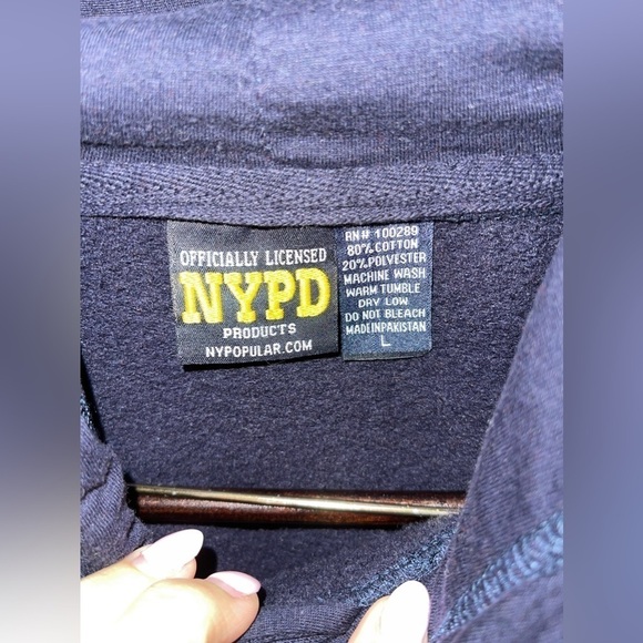 NYPD Police Department of New York Hoodie size L - Picture 4 of 4